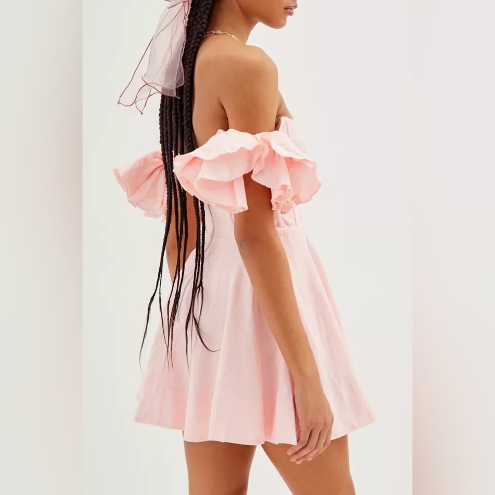 Bardot Sigma Mini Dress In Soft Pink - Picture 8 of 15